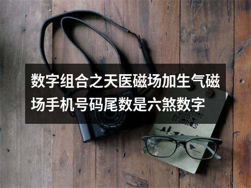 数字组合之天医磁场加生气磁场手机号码尾数是六煞数字